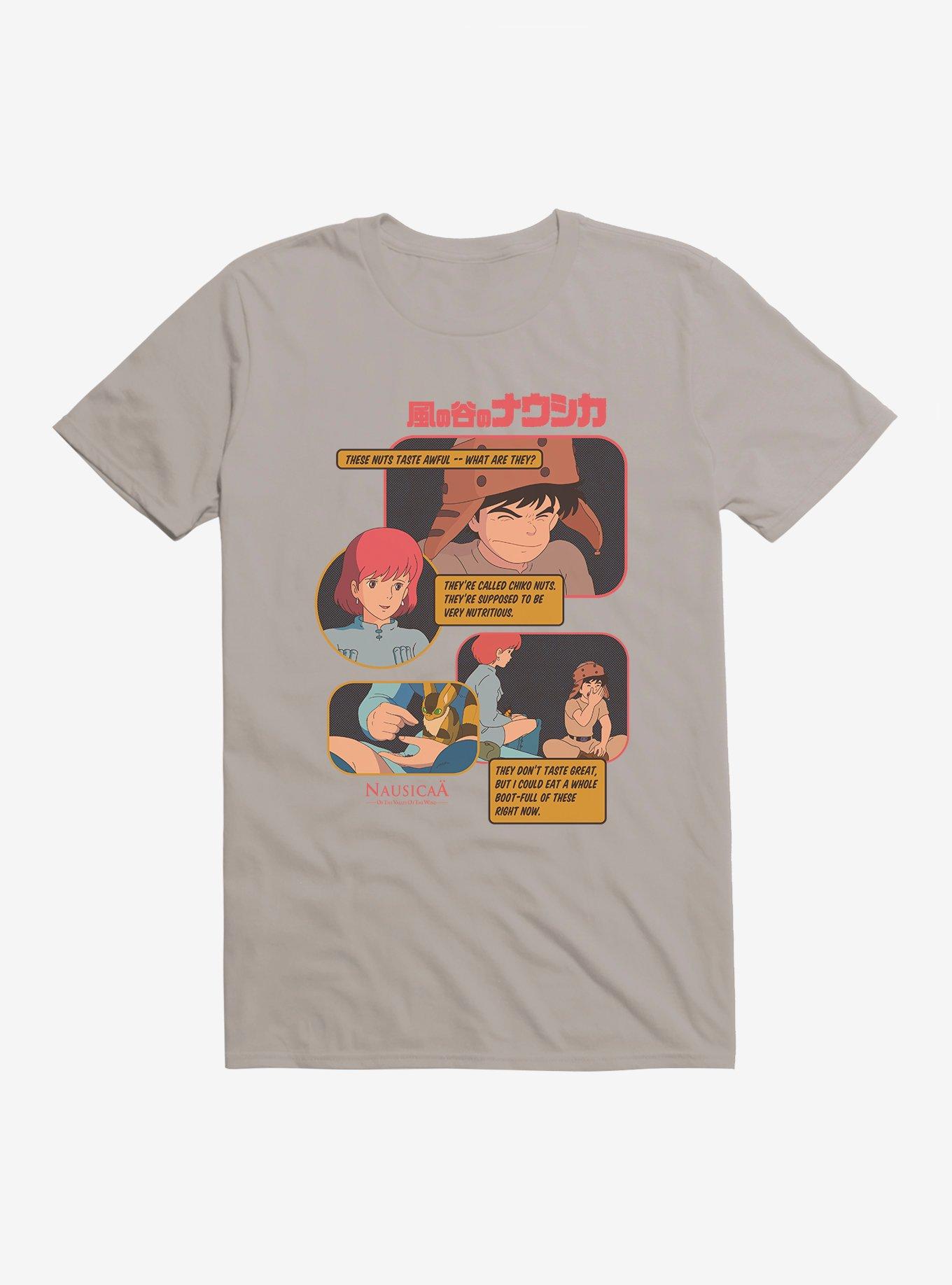 Studio Ghibli Nausicaa Of The Valley Of The Wind Chiko Nuts T-Shirt, LIGHT GREY, hi-res