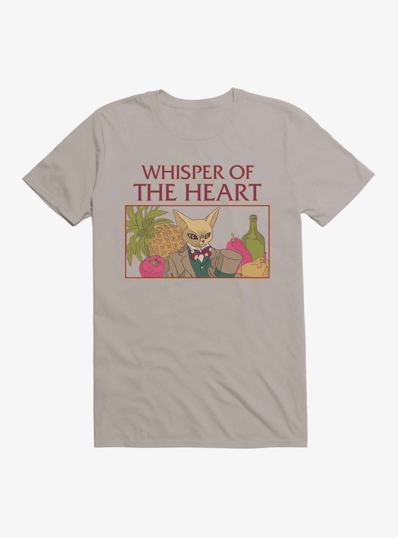 Studio Ghibli Whisper Of The Heart Fruits T-Shirt, LIGHT GREY, hi-res
