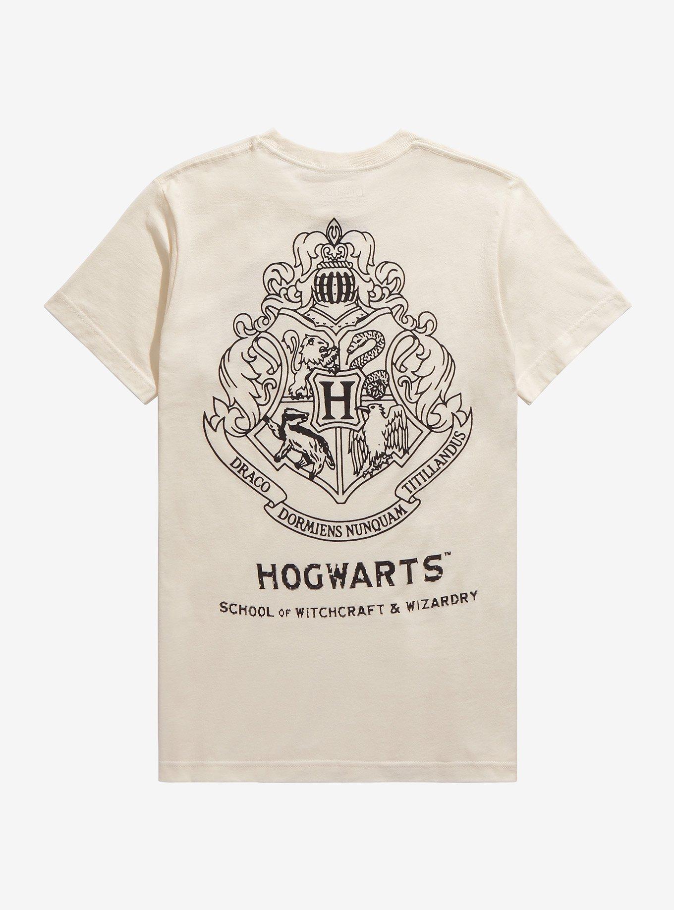 Fantastic Beasts: The Secrets Of Dumbledore Hogwarts Crest T-Shirt, BLACK, hi-res