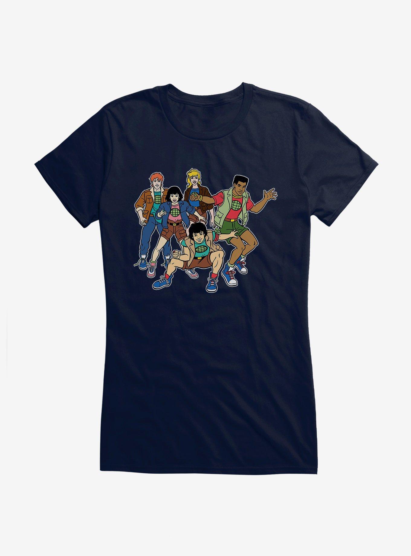 Captain Planet Planeteers Girls T-Shirt , , hi-res