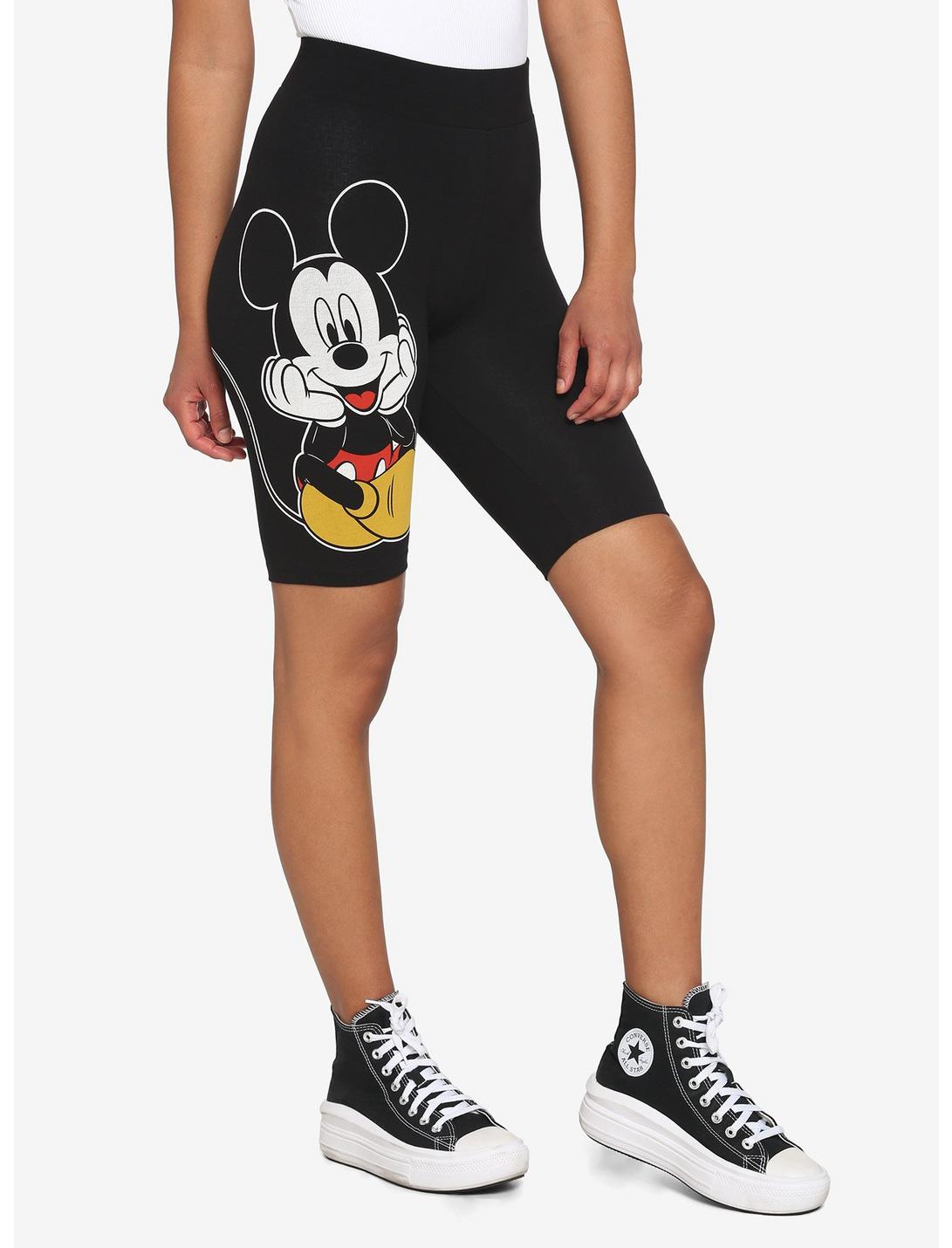 Disney Mickey Mouse Bike Shorts, BLACK  RED, hi-res