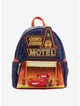 Loungefly Disney Pixar Cars Cozy Cone Glow-In-The-Dark Mini Backpack, , hi-res