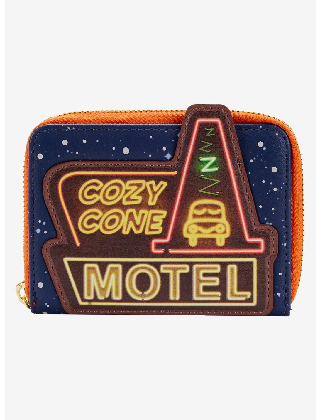 Loungefly Disney Pixar Cars Cozy Cone Glow-In-The-Dark Zipper Wallet, , hi-res
