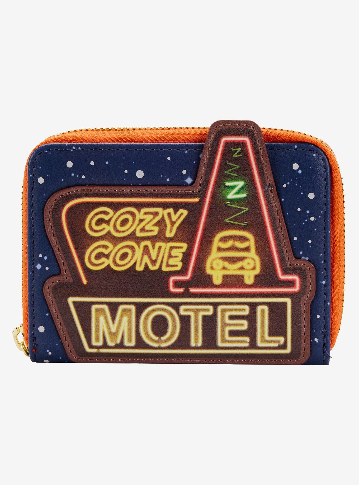 Loungefly Disney Pixar Cars Cozy Cone Glow-In-The-Dark Zipper Wallet, , hi-res