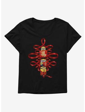 Minions Chinese New Year Red Packet Womens T-Shirt Plus Size, , hi-res