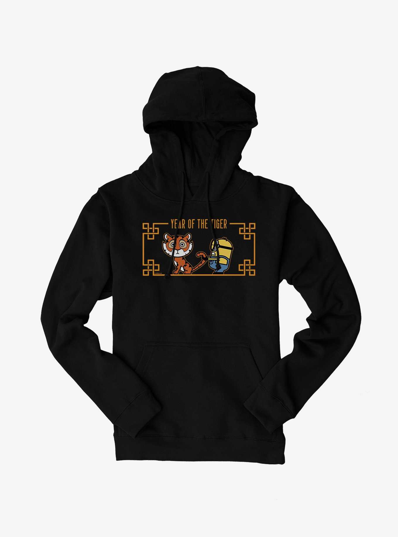 Minions Year of the Tiger By the Tail Gold Hoodie, , hi-res