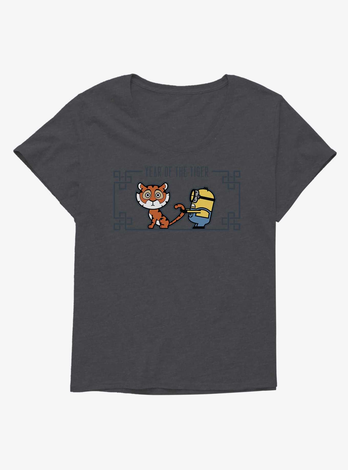 Minions Year of the Tiger By the Tail Girls T-Shirt Plus Size, , hi-res