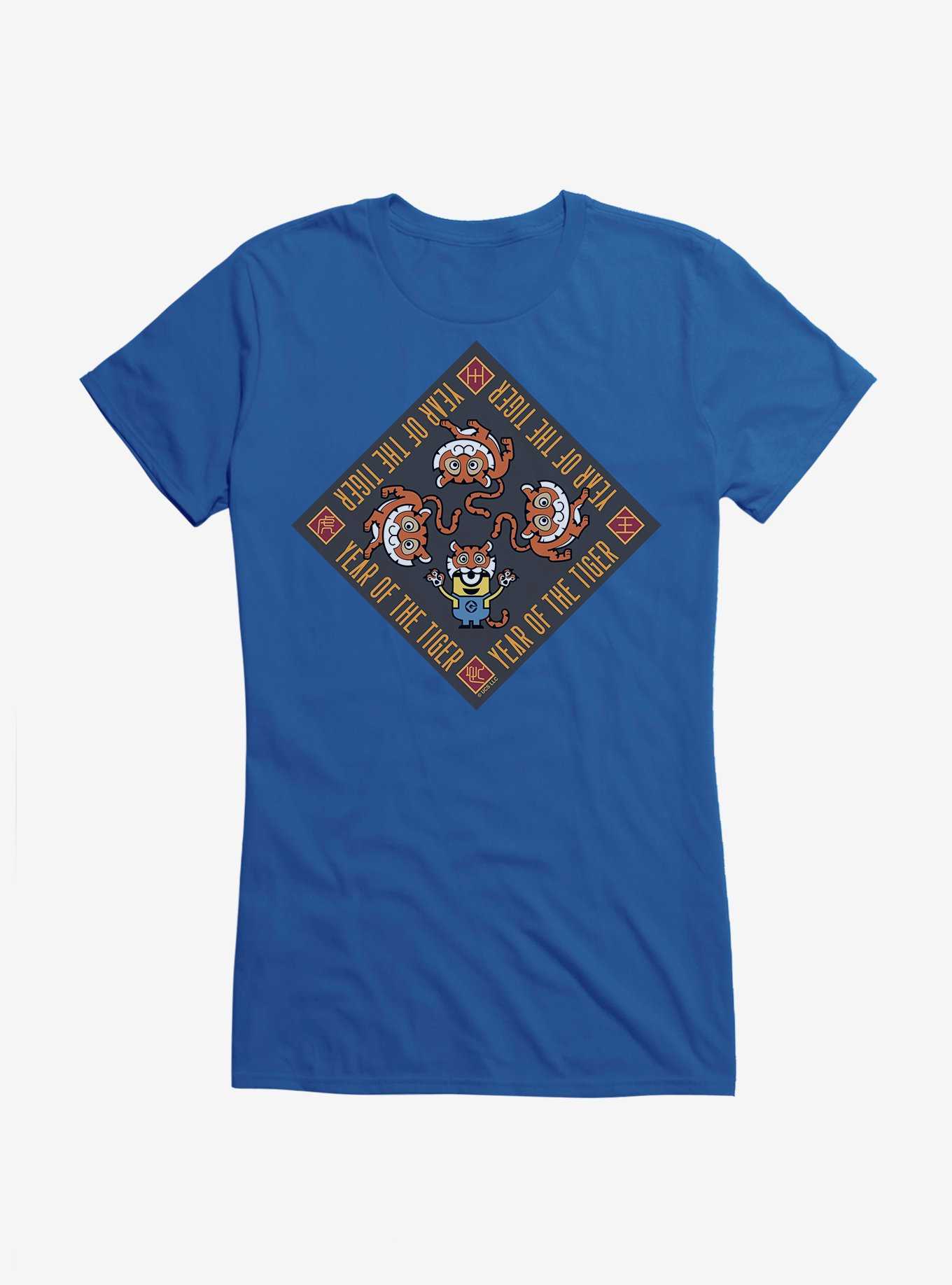 Minions Year of the Tiger Square Girls T-Shirt, , hi-res