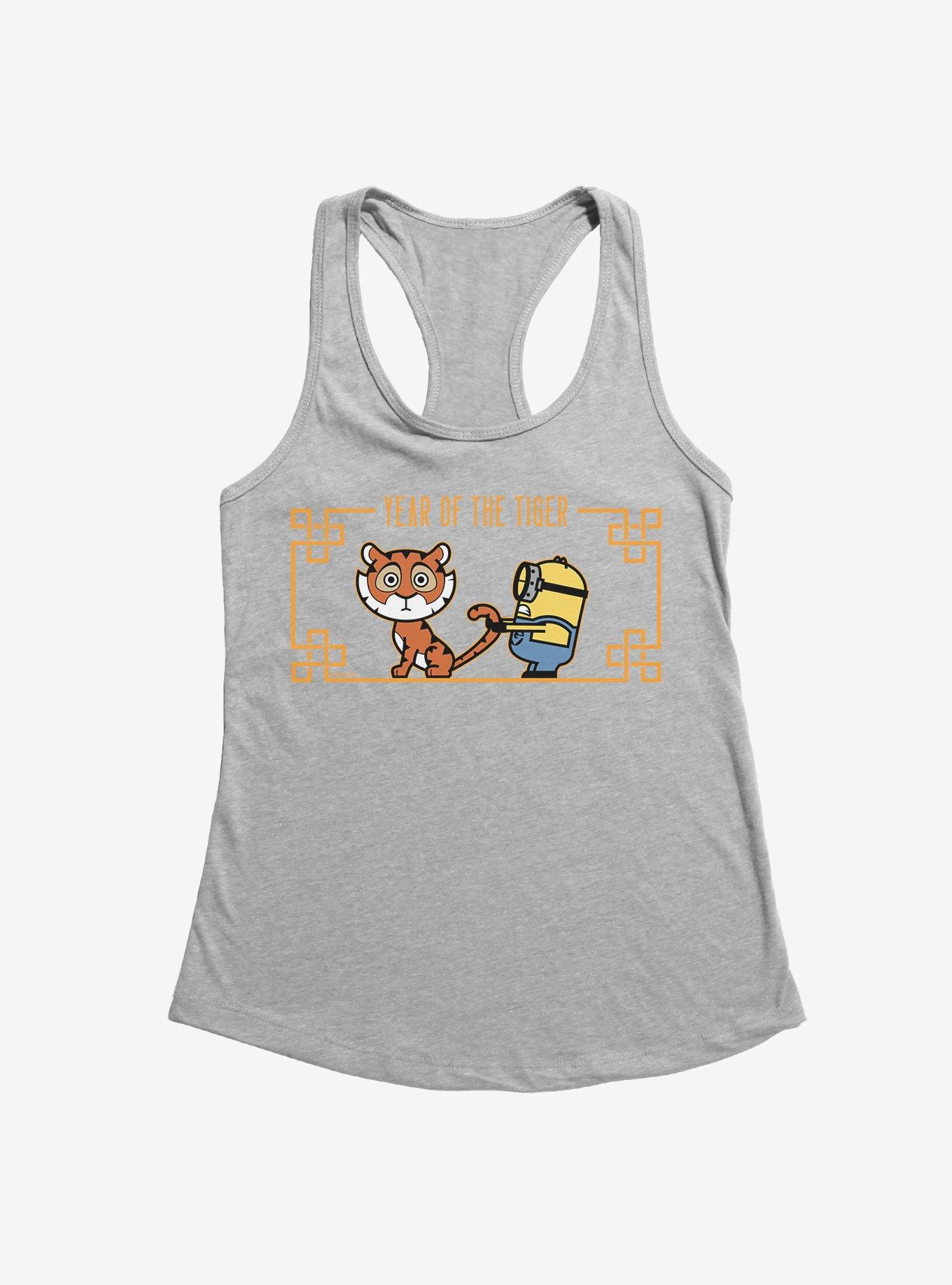 Minions Year of the Tiger By the Tail Gold Girls Tank, , hi-res