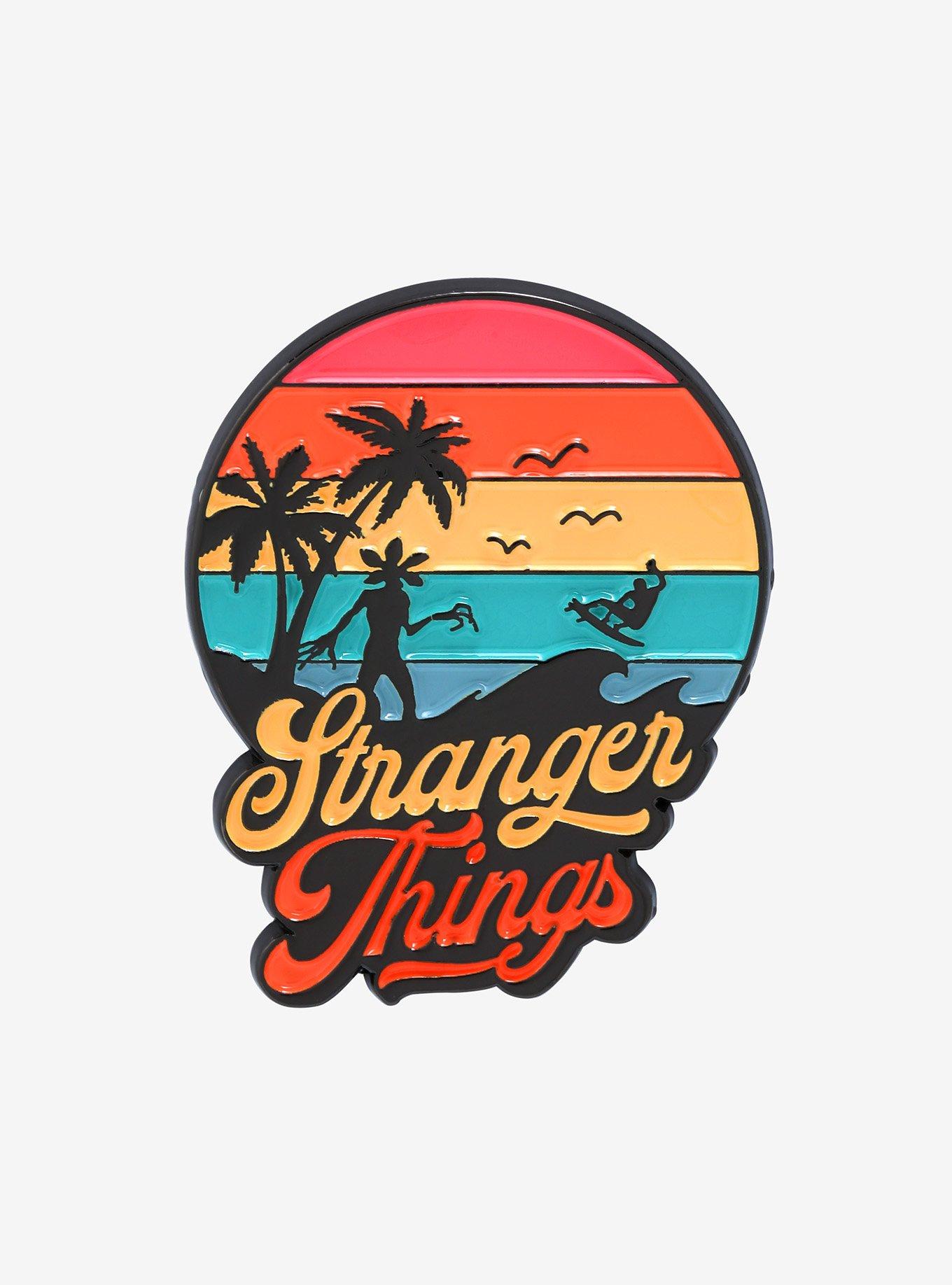 Stranger Things Demogorgon at Lenora Hills Beach Enamel Pin - BoxLunch Exclusive, , hi-res