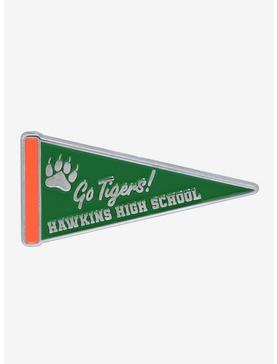 Stranger Things Hawkins High School Tigers Pennant Enamel Pin - BoxLunch Exclusive, , hi-res