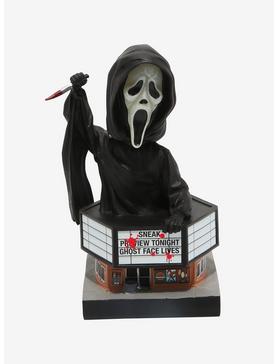 Royal Bobble Scream Ghost Face Glow-In-The Dark Bobblehead Hot Topic Exclusive, , hi-res