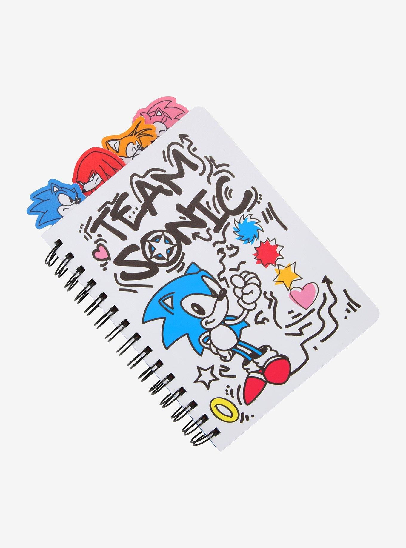 Sonic The Hedgehog Team Sonic Tabbed Journal, , hi-res