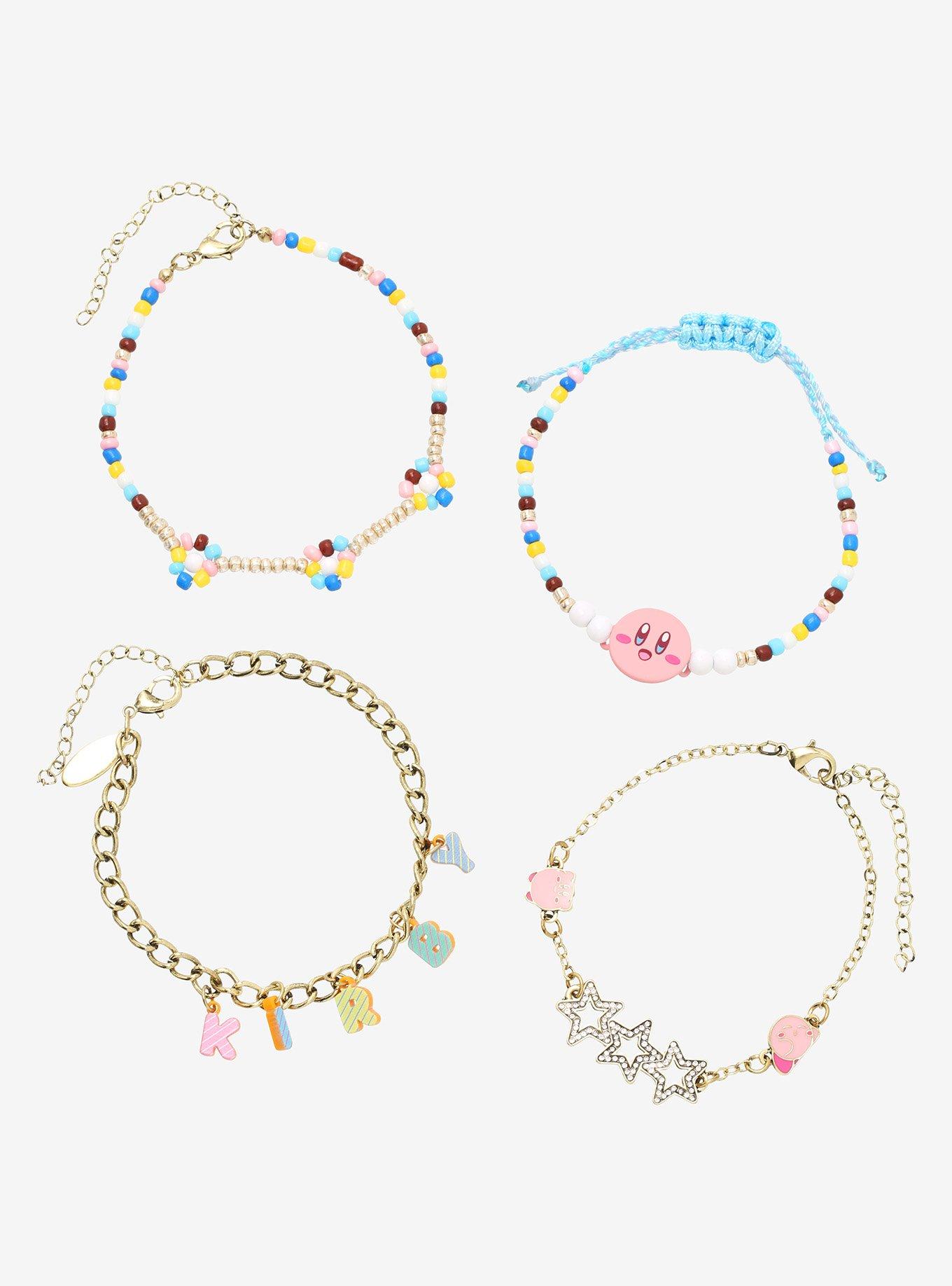 Nintendo Kirby Charms Bracelet Set - BoxLunch Exclusive, , hi-res