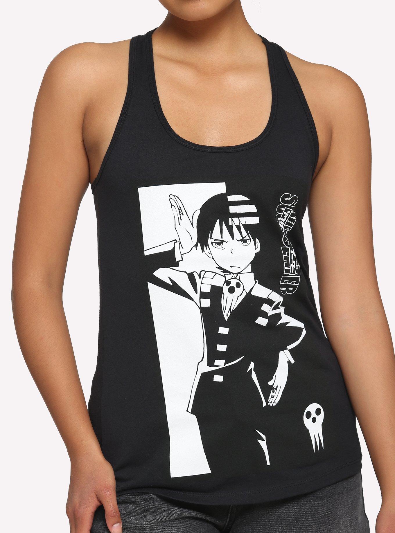 Soul Eater Death The Kid Symmetrical Girls Tank Top, MULTI, hi-res