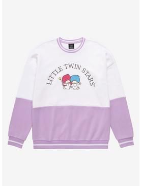 Sanrio Little Twin Stars Embroidered Panel Crewneck - BoxLunch Exclusive , , hi-res