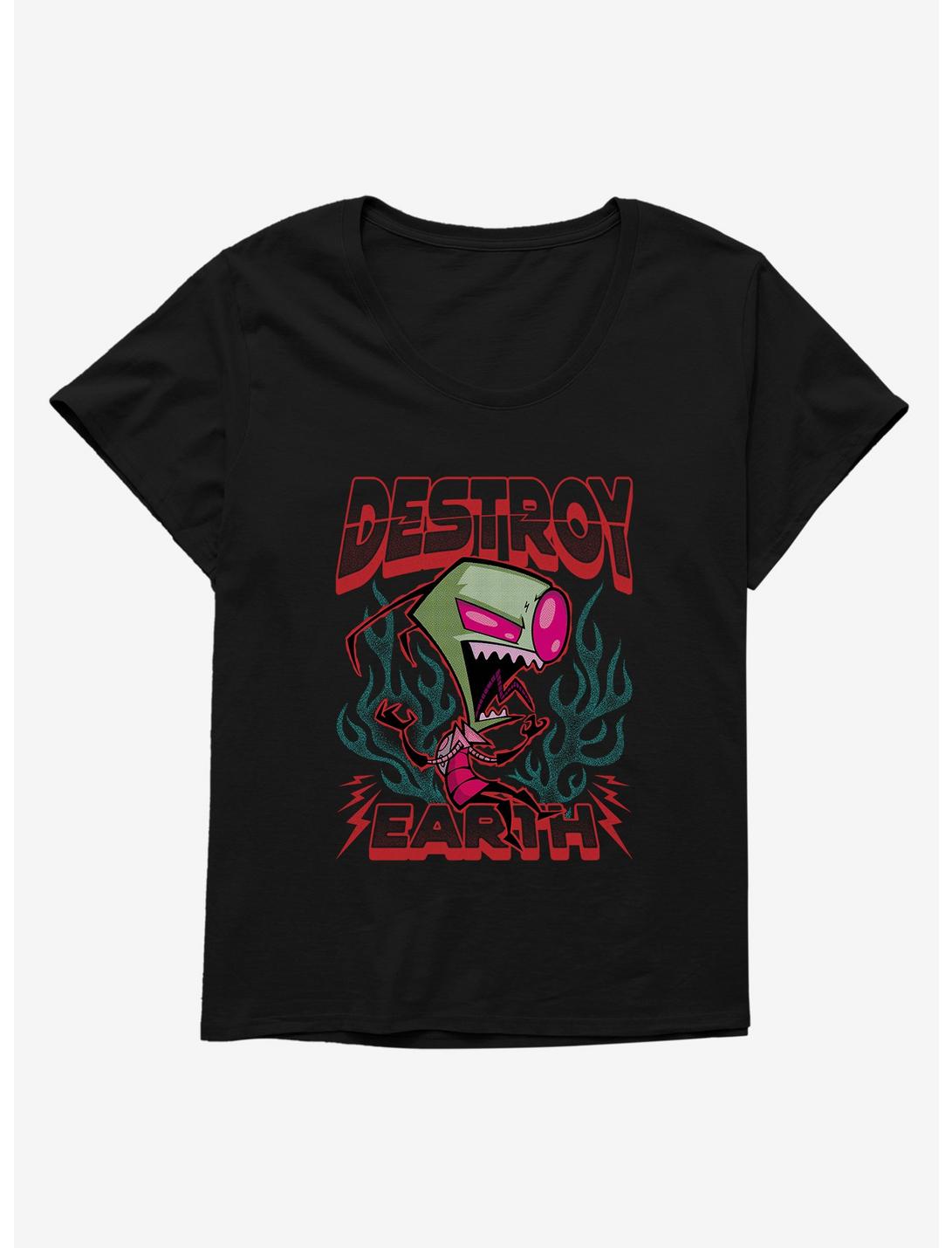 Invader Zim Destroy Womens T-Shirt Plus Size, , hi-res
