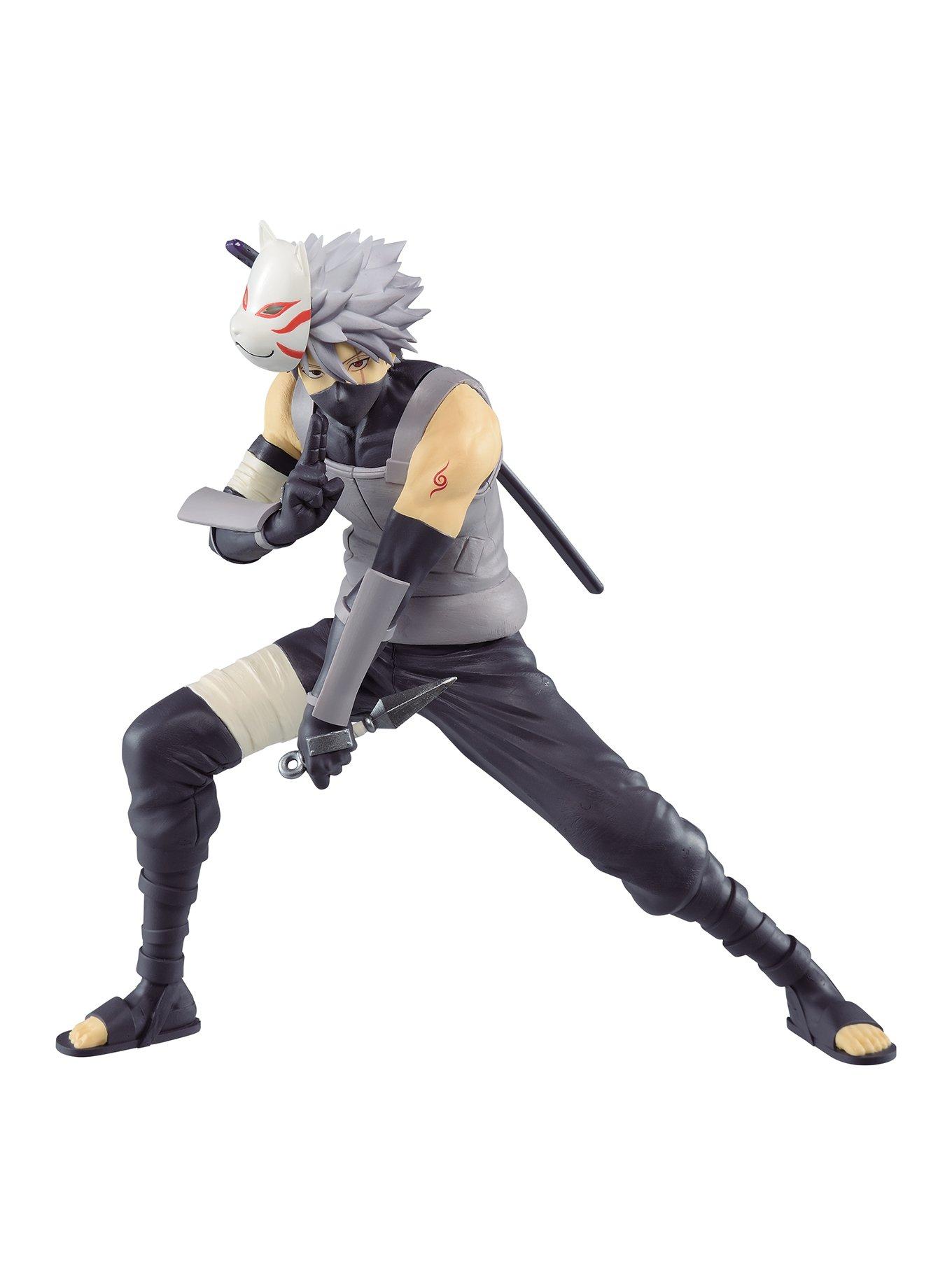 Banpresto Naruto Shippuden Vibration Stars Kakashi Hatake ANBU Black Ops Figure, , hi-res