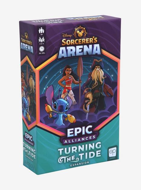 disney sorcerer's arena epic alliances card sleeves USAopoly 100 strategize their every move using their unique abilities to earn the most victory points Disney Sorcerer's Arena: Epic Alliances