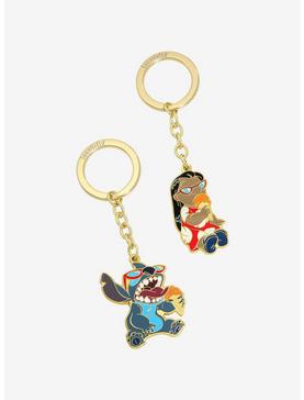 Loungefly Disney Lilo & Stitch Ice Cream Cones Keychain Set - BoxLunch Exclusive, , hi-res