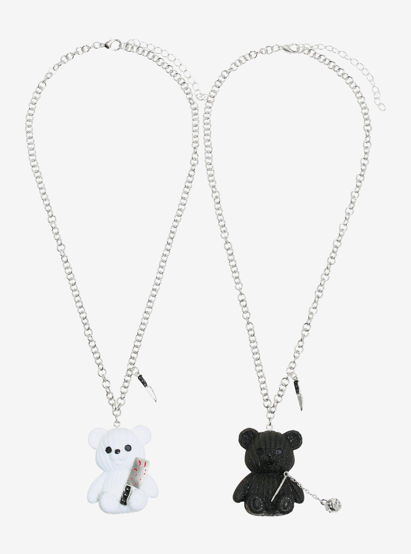 Bear Weapon Best Friend Necklace Set, , hi-res