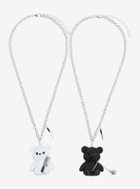 Bear Weapon Best Friend Necklace Set Hot Topic