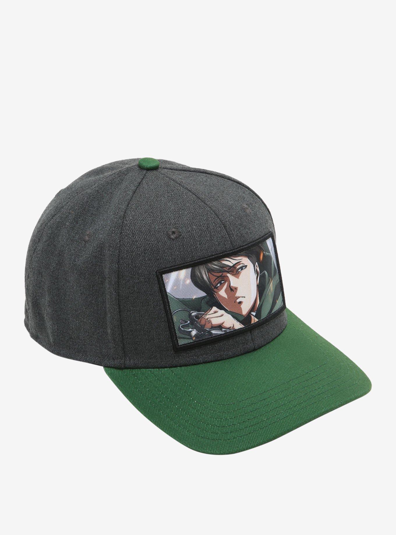 Attack On Titan Levi Patch Snapback Hat, , hi-res