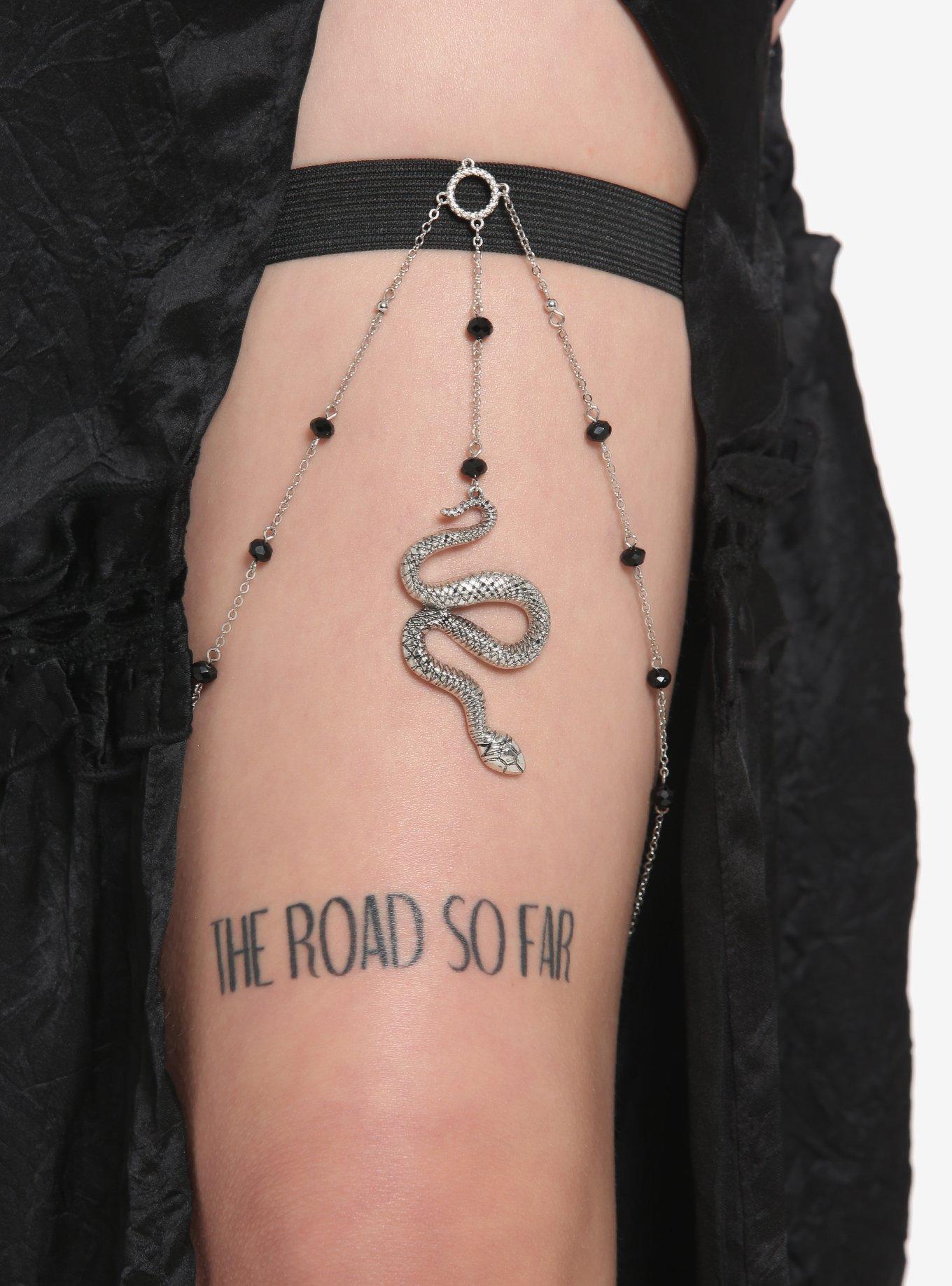 Snake Bead Chain Garter, , hi-res