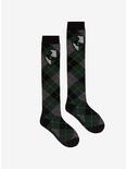 Harry Potter Slytherin Argyle Knee-High Socks, , hi-res