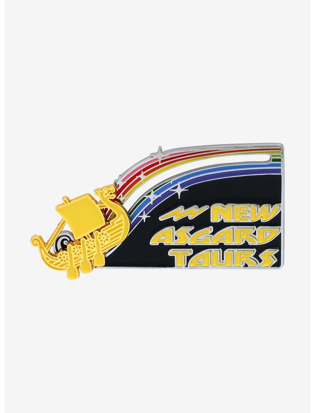 Marvel Thor: Love and Thunder New Asgard Tours Moving Ship Enamel Pin - BoxLunch Exclusive, , hi-res