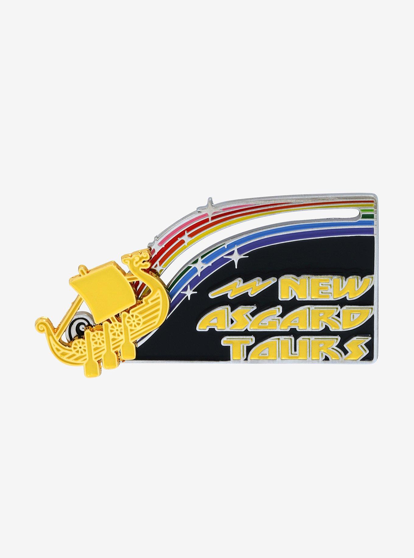 Marvel Thor: Love and Thunder New Asgard Tours Moving Ship Enamel Pin - BoxLunch Exclusive, , hi-res