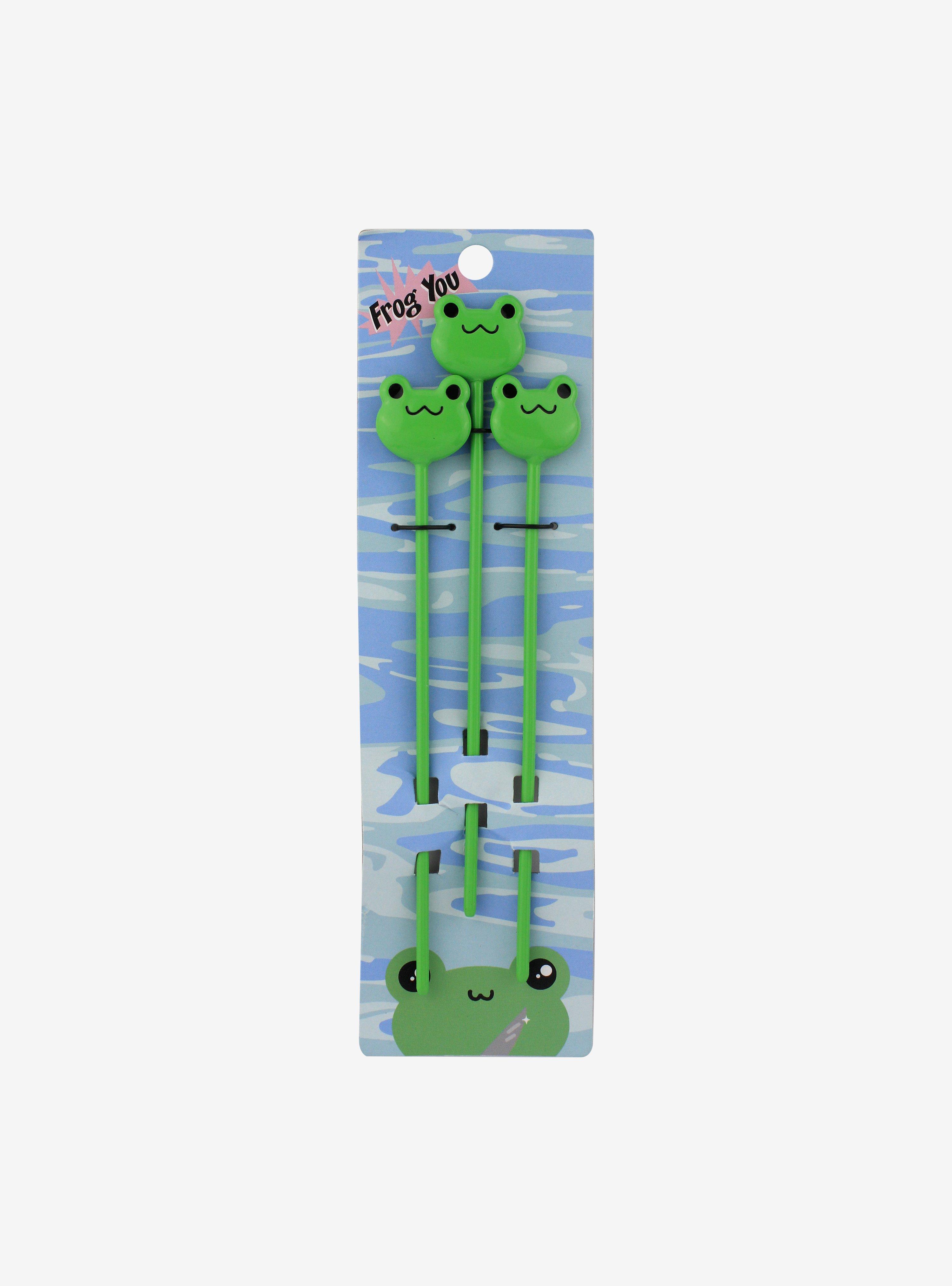 Green Frog Hair Stick Set, , hi-res
