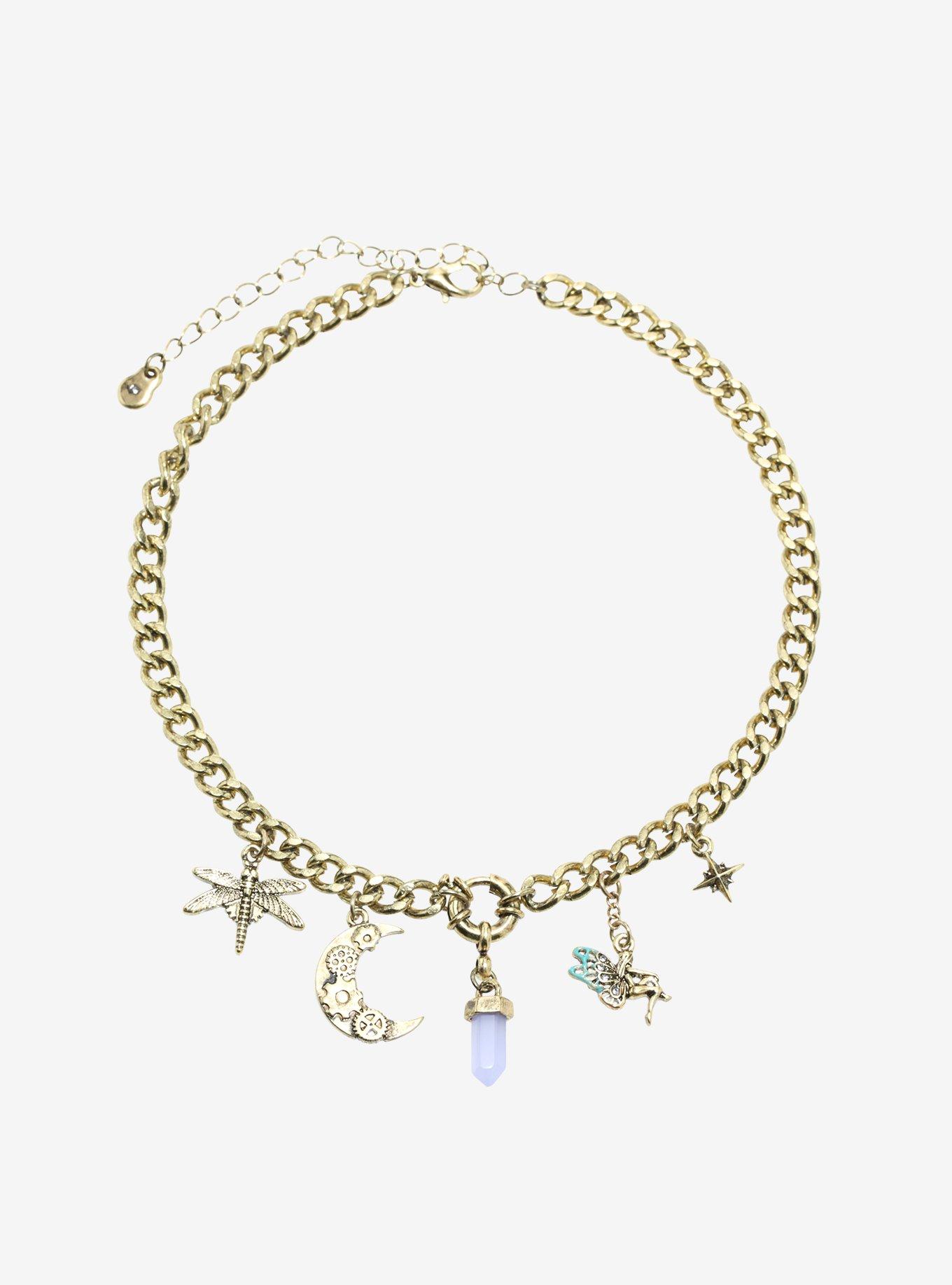 Steampunk Crystal Fairy Choker, , hi-res