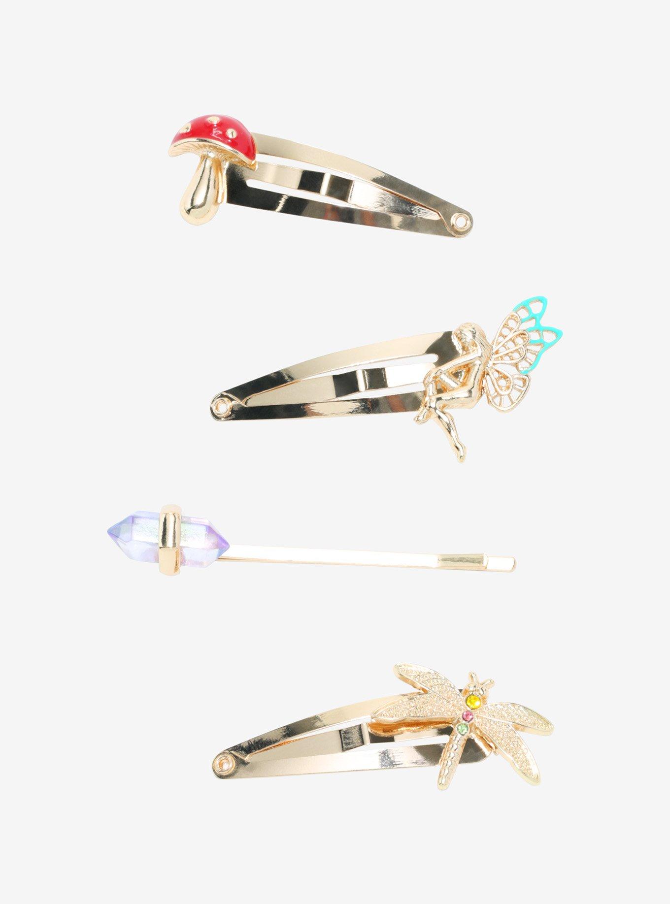 Fairy Crystal Hair Clips, , hi-res