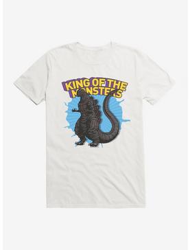 Godzilla Monster King T-Shirt, WHITE, hi-res
