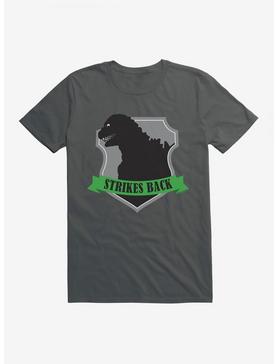 Godzilla Silver Badge T-Shirt, CHARCOAL, hi-res
