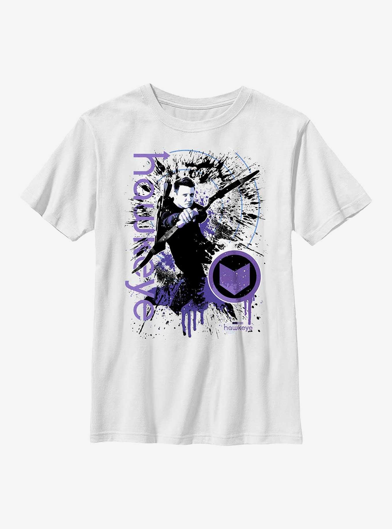 Marvel Hawkeye Bird Splatter Youth T-Shirt, , hi-res