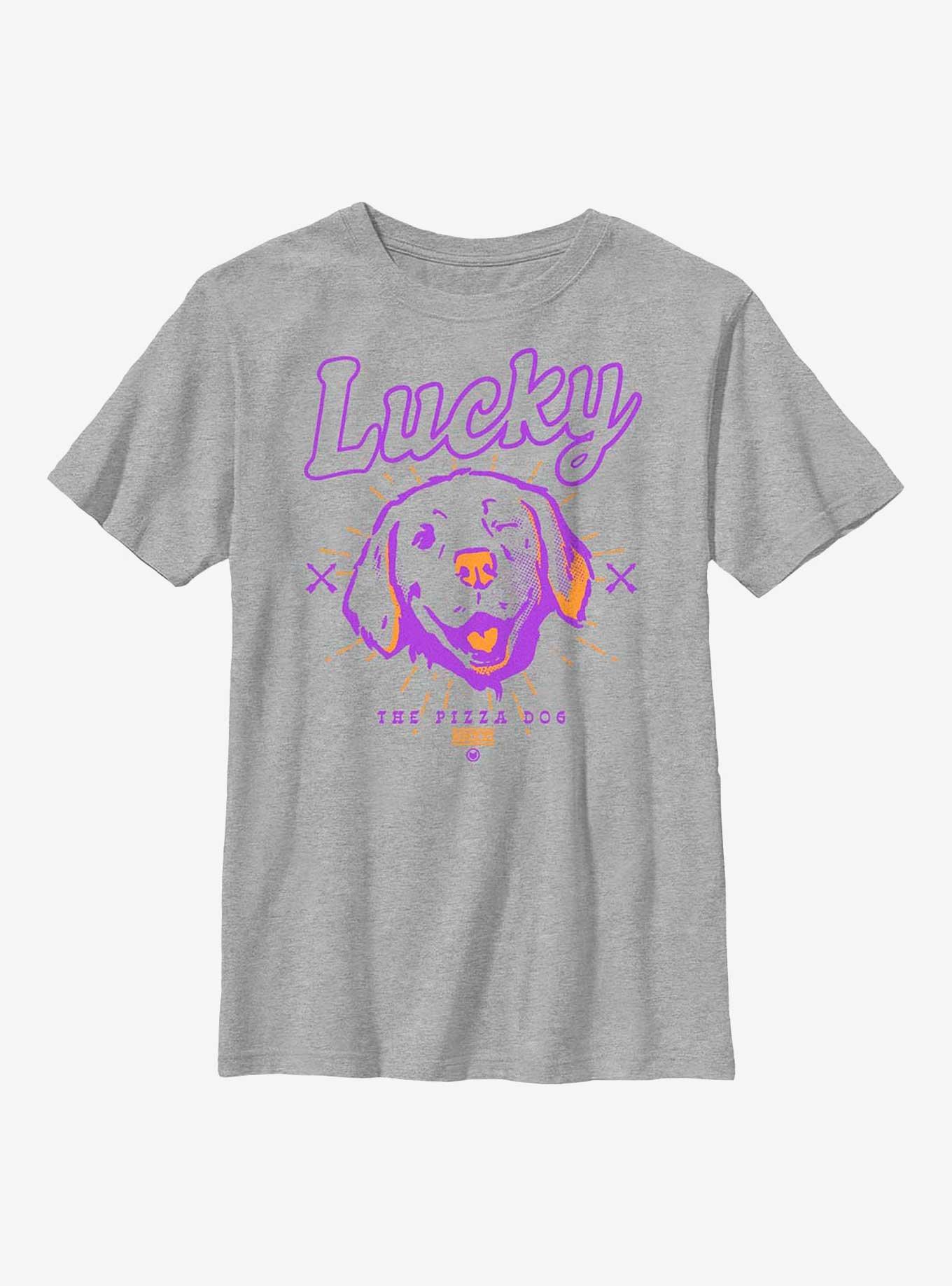 Marvel Hawkeye Lucky The Pizza Dog Youth T-Shirt, , hi-res