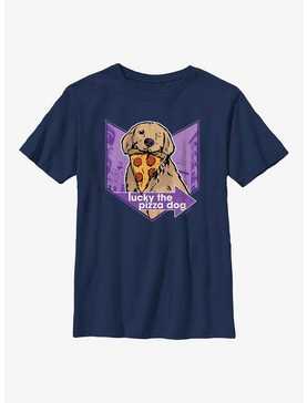 Marvel Hawkeye Pizza Dog Chevron Youth T-Shirt, , hi-res