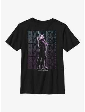 Marvel Hawkeye Stacked Hawkeye Youth T-Shirt, , hi-res