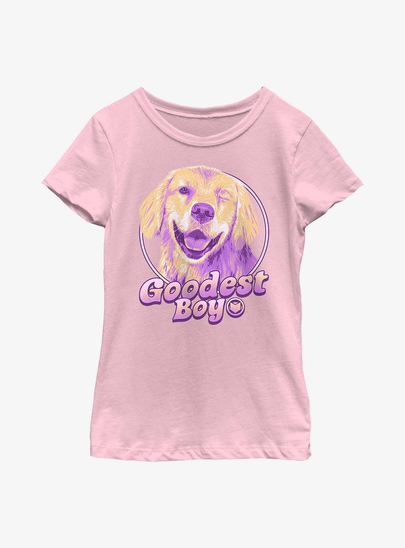 Marvel Hawkeye Goodest Lucky Youth T-Shirt, PINK, hi-res