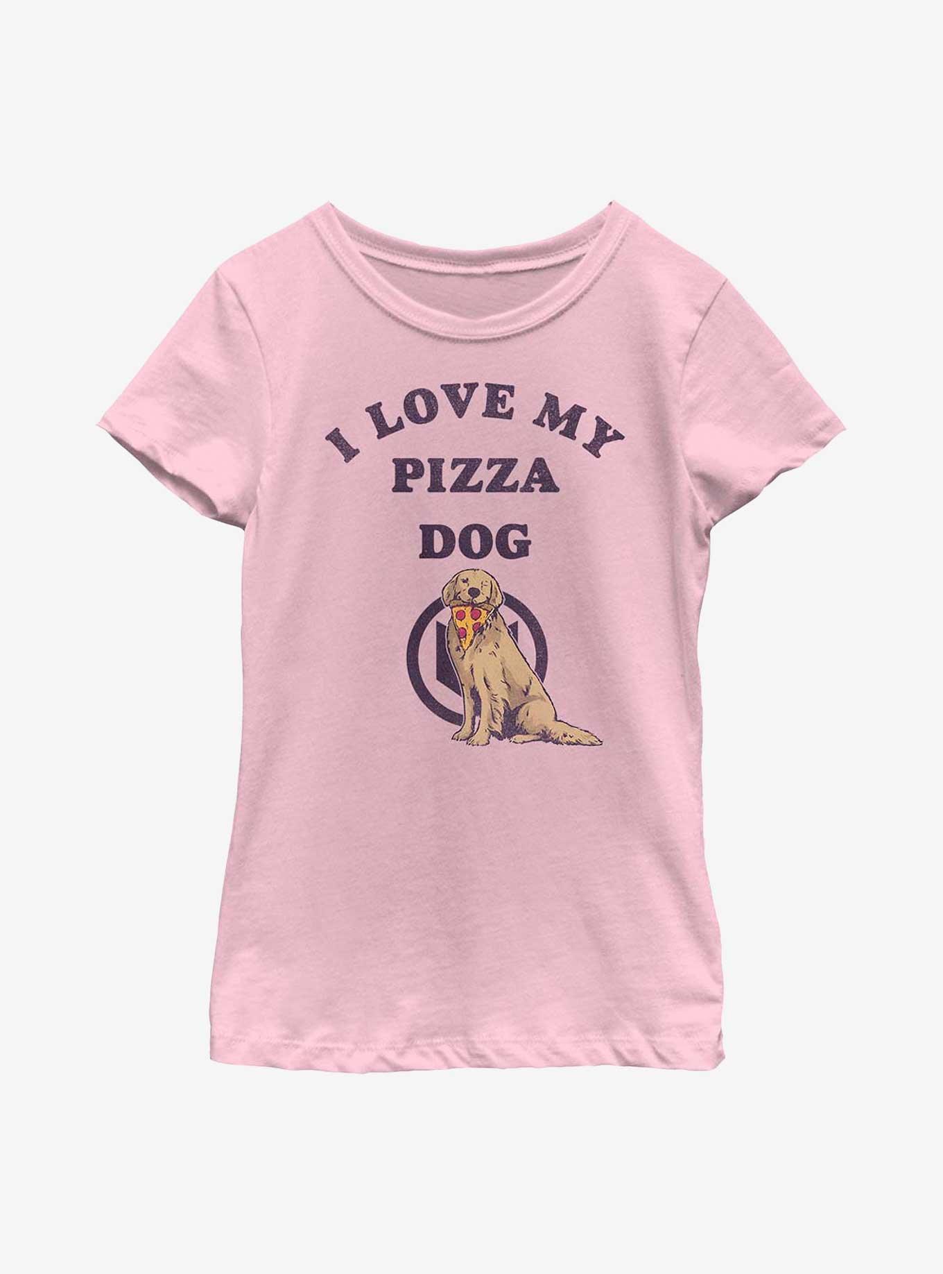 Marvel Hawkeye I Love My Pizza Dog Youth T-Shirt, , hi-res