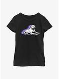 Marvel Hawkeye Lucky Repeat Youth T-Shirt, BLACK, hi-res