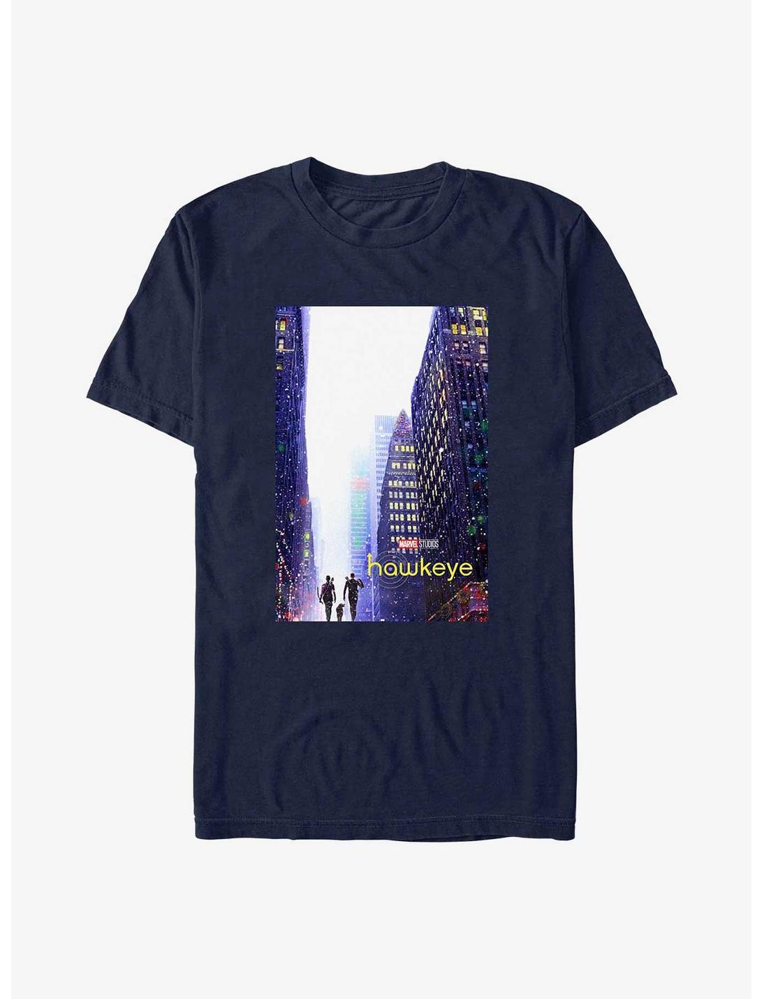 Marvel Hawkeye Cityscape T-Shirt, NAVY, hi-res