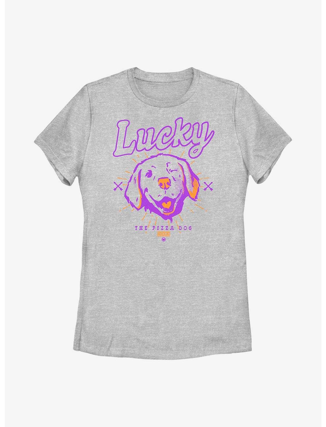 Marvel Hawkeye Lucky The Pizza Dog Women's T-Shirt, ATH HTR, hi-res