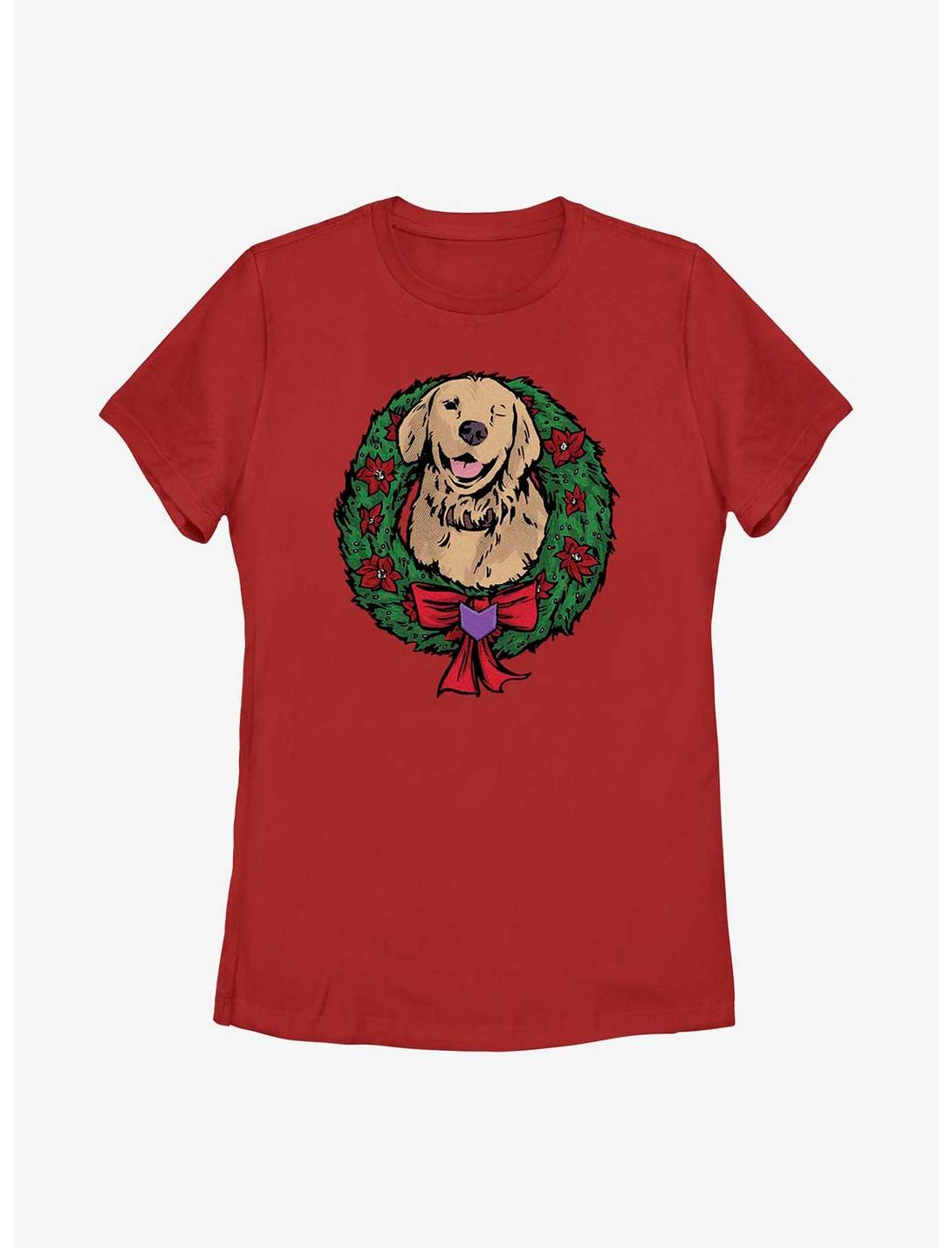 Marvel Hawkeye Lucky Wreath Women's T-Shirt, RED, hi-res