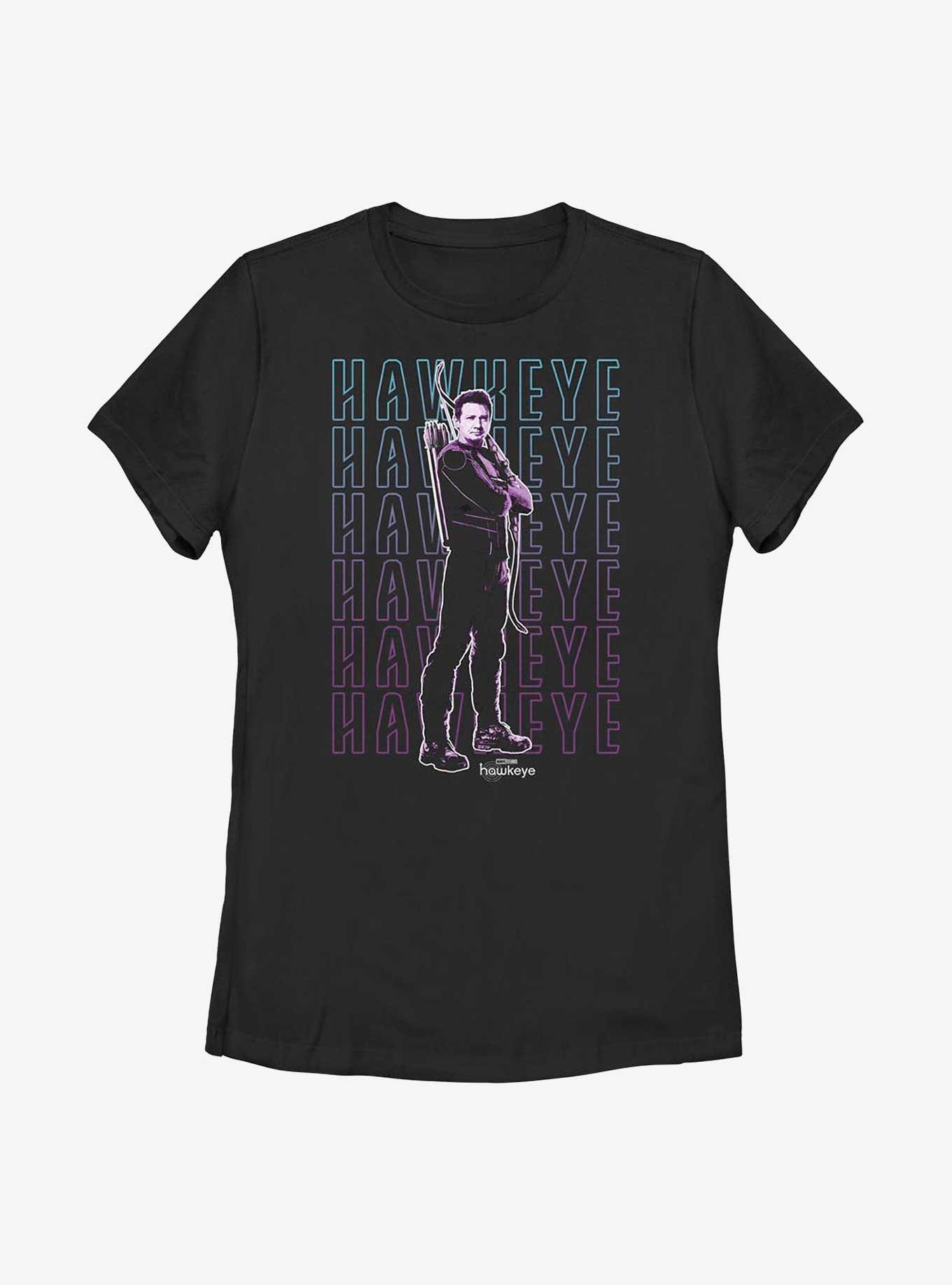 Marvel Hawkeye Stacked Hawkeye Women's T-Shirt, , hi-res