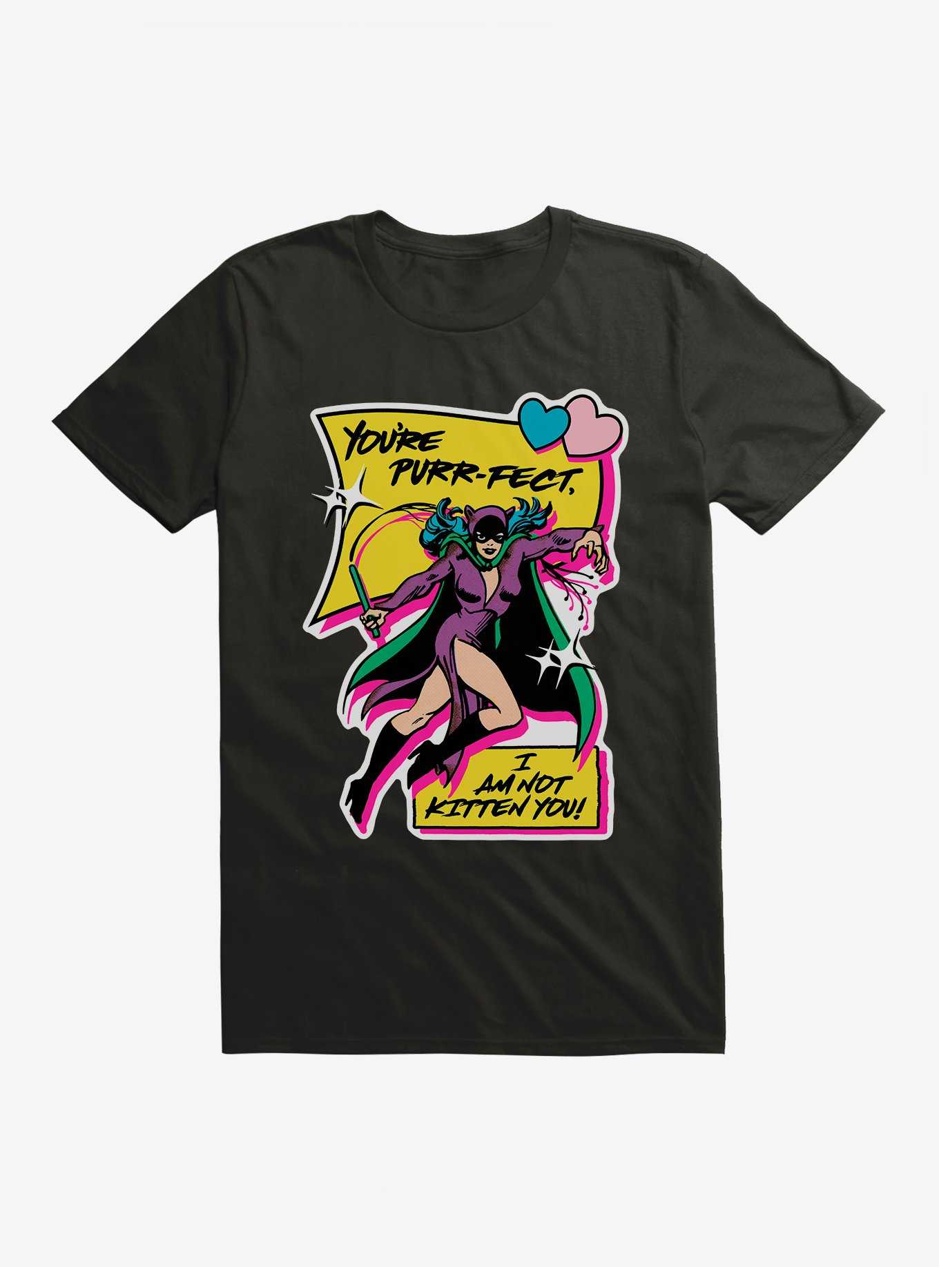 DC Catwoman You're Purrfect T-Shirt, , hi-res