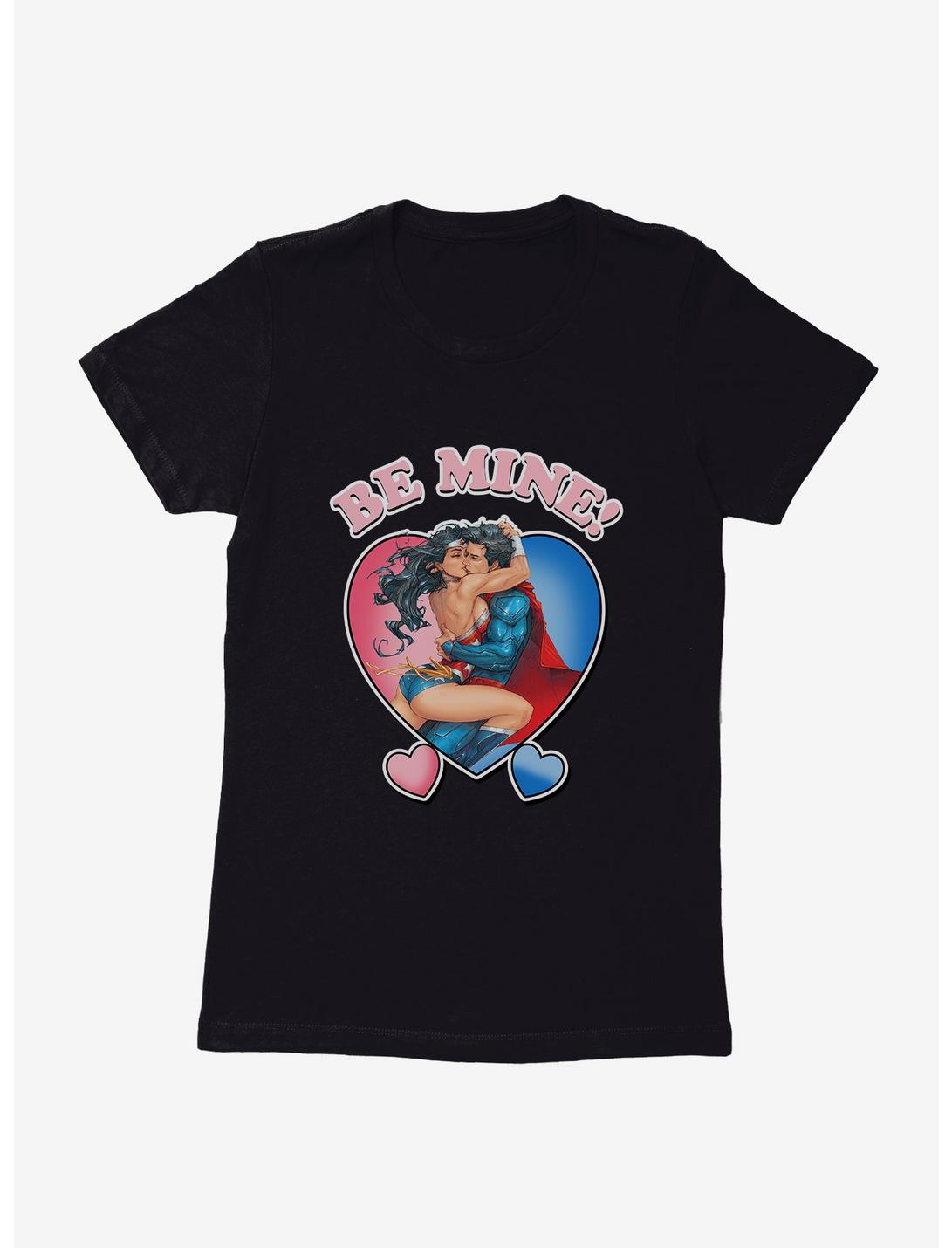 DC Be Mine Superman & Wonder Woman Womens T-Shirt, , hi-res