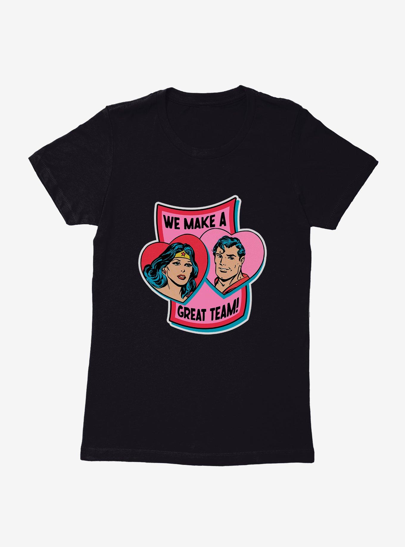 DC Great Team Wonder Woman & Superman Womens T-Shirt, , hi-res